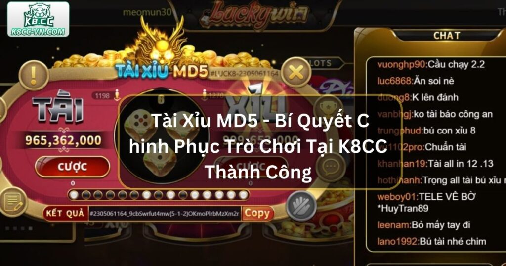 Tài Xỉu MD5 - Bí Quyết Chinh Phục Trò Chơi Thành Công